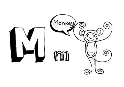 A b c d e f g h i j k l m n o p q r s t u v w x y z cartoon text font Hand dr Illustrazione stock