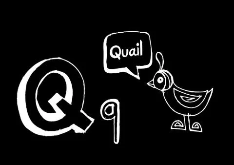 A b c d e f g h i j k l m n o p q r s t u v w x y z cartoon text font Hand dr Illustrazione stock