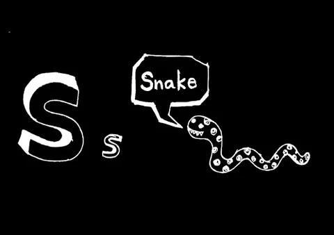 A b c d e f g h i j k l m n o p q r s t u v w x y z cartoon text font Hand dr Illustrazione stock