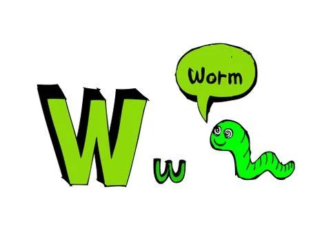 A b c d e f g h i j k l m n o p q r s t u v w x y z cartoon text font Hand dr Illustrazione stock