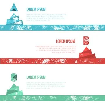 A B C - Vector option progress bar template Stock Illustration