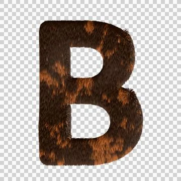 B - Calico fur Stock Illustration