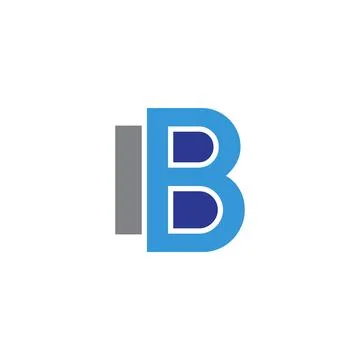 B letter logo Illustrazione stock