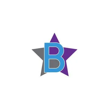 B letter logo Stock Illustration