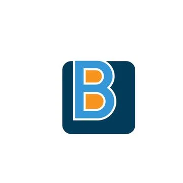 B letter logo Stock Illustration