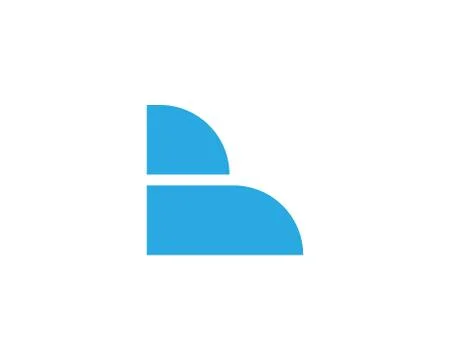 B Letter logo template Stock Illustration