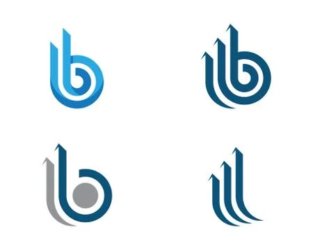 B Letter Logo template Stock Illustration