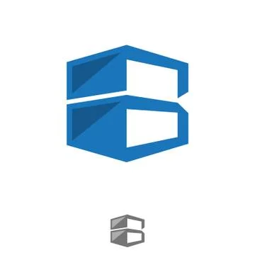 B Letter Storage Stock Illustration