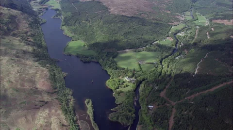 B Loch Oich Stock Footage 65386556