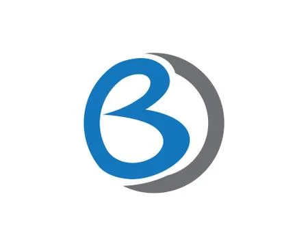 B logo Stock Illustration