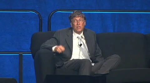 B-roll of Bill Gates Stock Footage 11448166