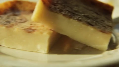 B Roll of Indian Mango Cheesecake Stock Footage 209570805