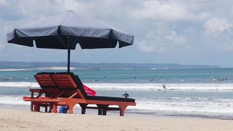 B-Roll of the sea beach Stock Footage 107092346