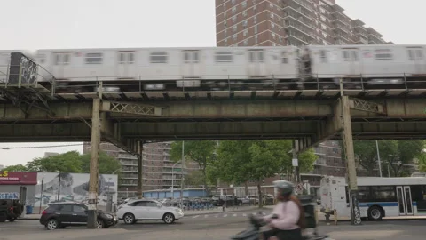 B-roll of the subway in Brooklyn Stock Footage 278575153