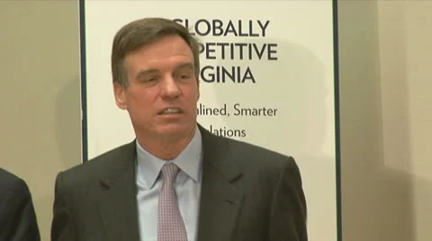 B-roll of U.S. Senator Mark Warner Stock Footage 23283410