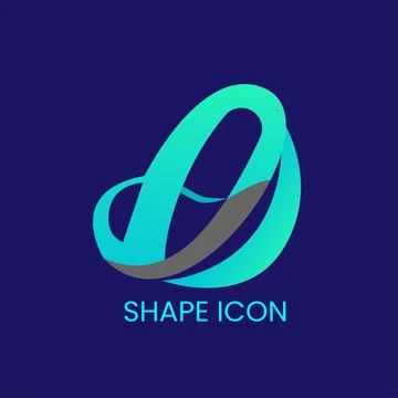 B Shape logo design vector 스톡 일러스트