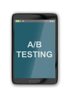 A/B Testing concept Illustrazione stock