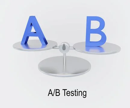 A/B Testing concept イラスト素材