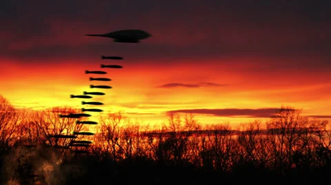 B2 Bomber Dropping Bombs, 4K Stock Footage 36519572