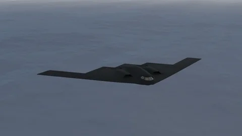 B2 Stealth Bomber Stock Footage 92965175