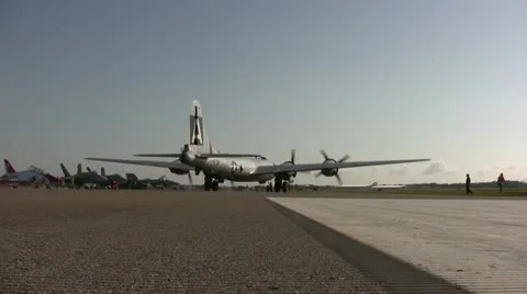 B29 Super Fortress Stock Footage 11201976