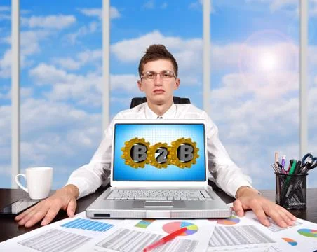 B2b concept Foto stock