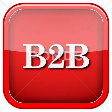 B2b icon Stock Illustration