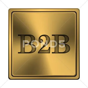 B2b icon Stock Illustration