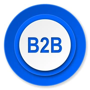 B2b icon. Stock Illustration
