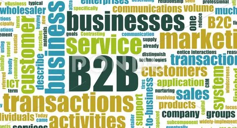 B2b Stock Illustration