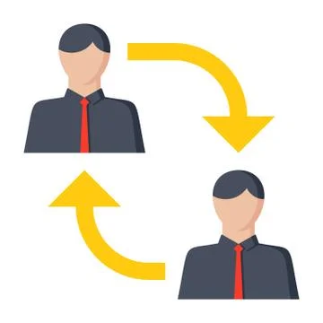 B2B Vector Icon Stock Illustration