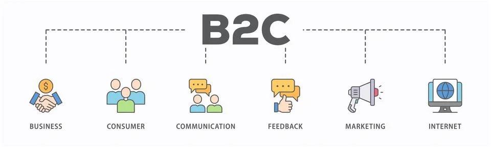 B2C Stock Illustration