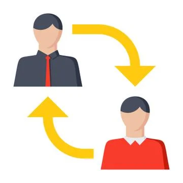 B2C Vector Icon Stock Illustration