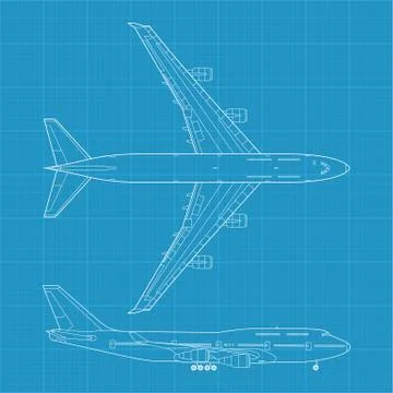 B747 Stock Illustration