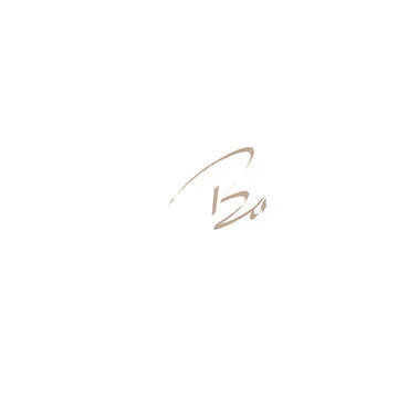 Ba initial isolated black handwritten logo Stock Illustration