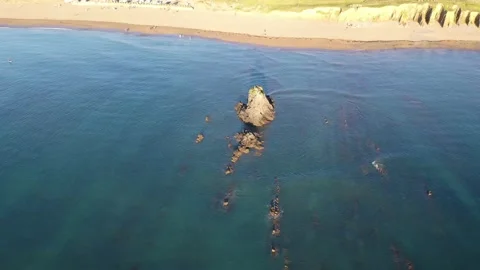 BA Ursus - Cornwall Drone - 008 Stock Footage 140990833