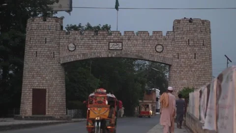 Baab e Khyber Khyber Gate, Peshawar Stock Footage 159781078
