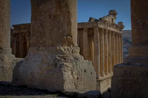 Baalbeck temple 스톡 사진
