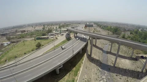 Bab-e peshawer Flyover B.mp4 Stock Footage 69142237