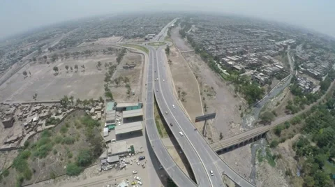 Bab-e peshawer Flyover C.mp4 Stock Footage 69142248