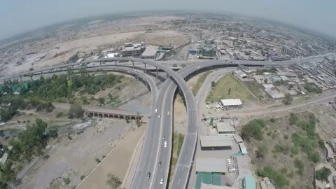 Bab-e peshawer Flyover D.mp4 Stock Footage 69142341