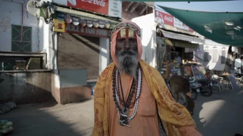 Baba in India Stock Footage 111714644