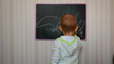 Babe and education Stock Footage 11129687