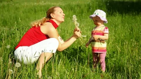 Babe in nature Stock Footage 11130340