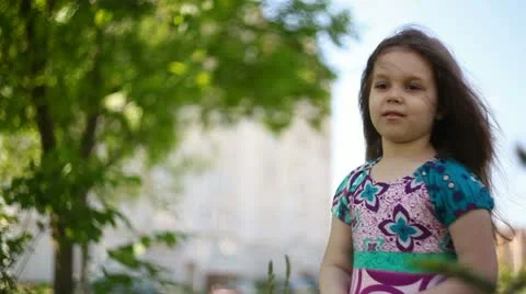 Babe in nature Stock Footage 11131914