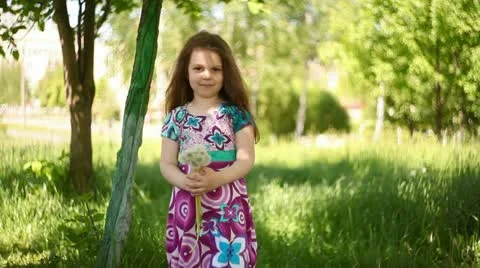 Babe in nature Stock Footage 11132355
