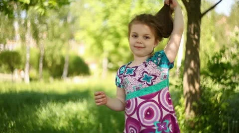 Babe in nature Stock Footage 11132532
