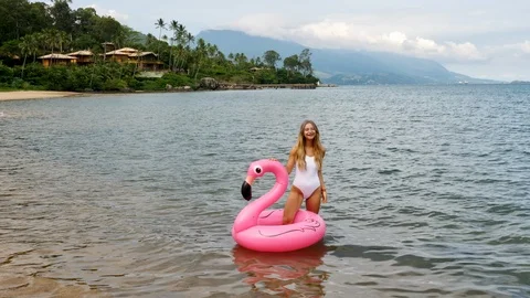 Babe playing with toy Stock Footage 94082983