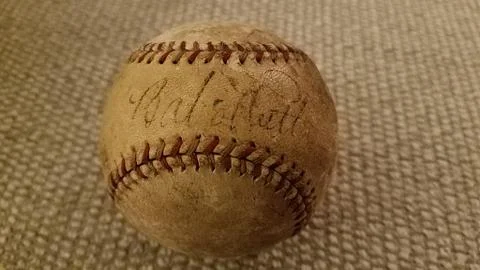 Babe Ruth Autograph Foto stock