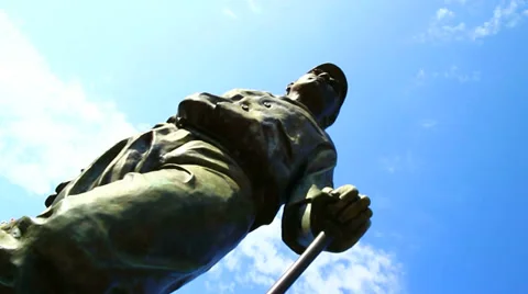 Babe Ruth statue, Baltimore 库存影片 29507577